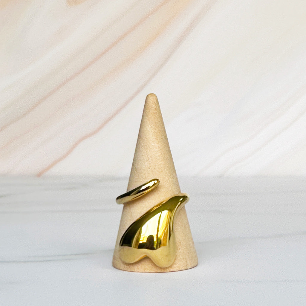 Anillo Corazón Chunky