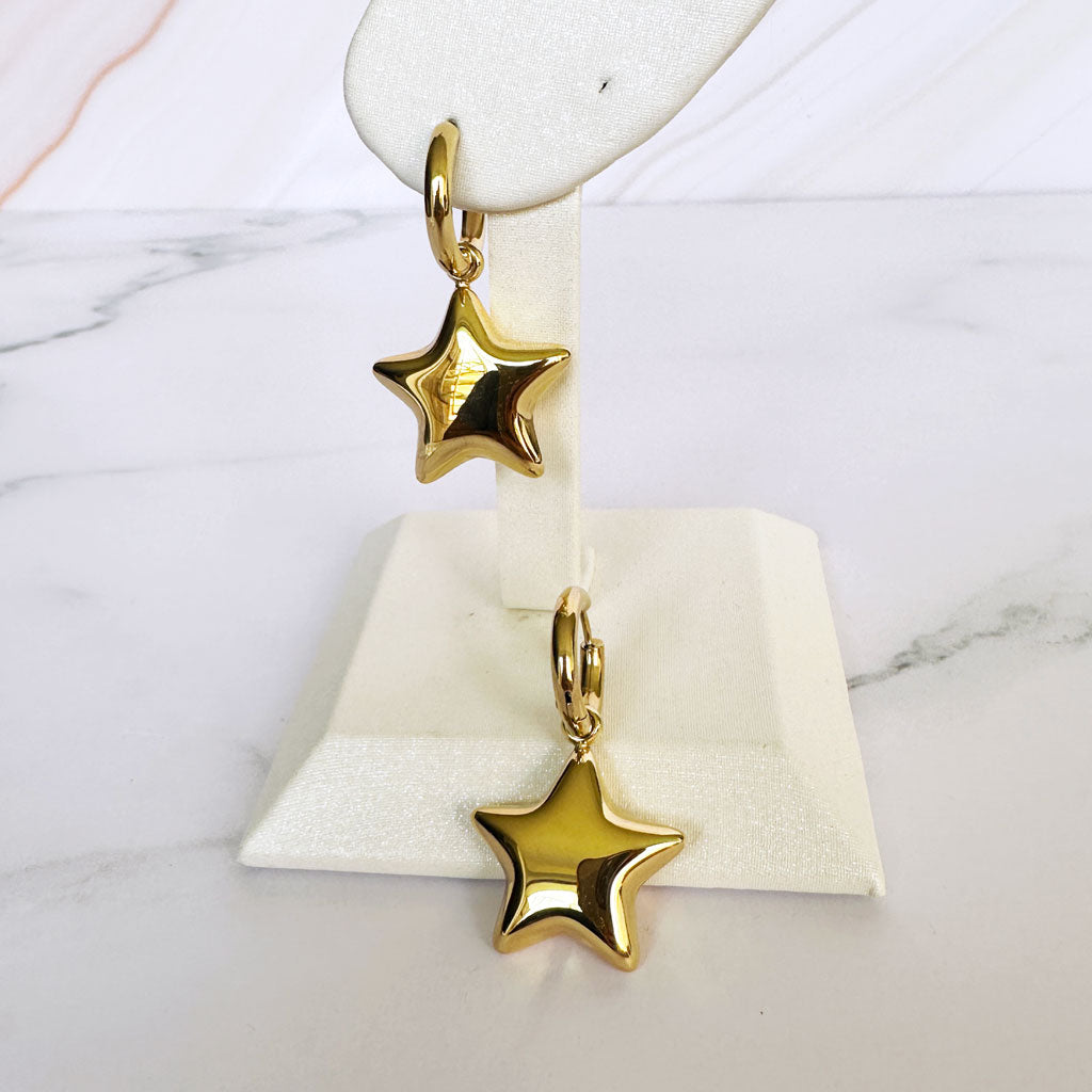 Aretes Estrella Globo