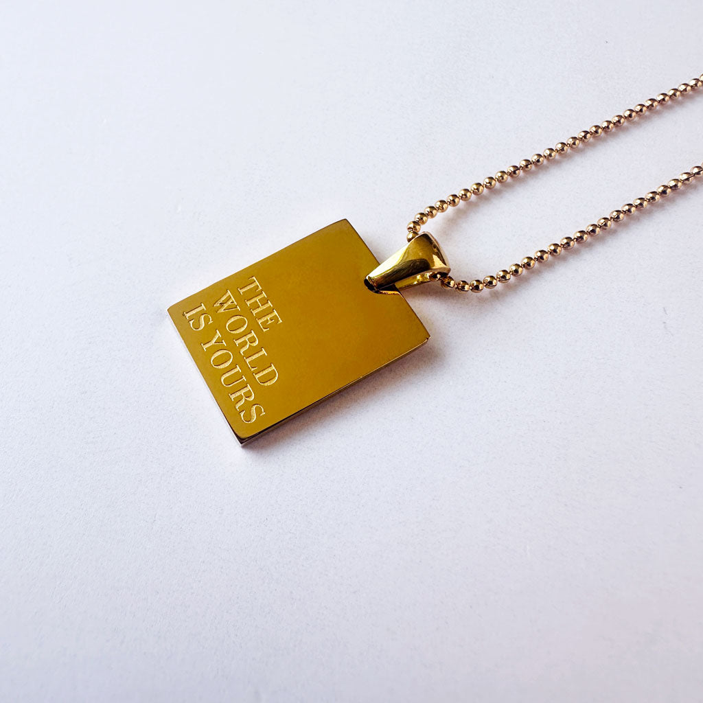 Collar The world is yours