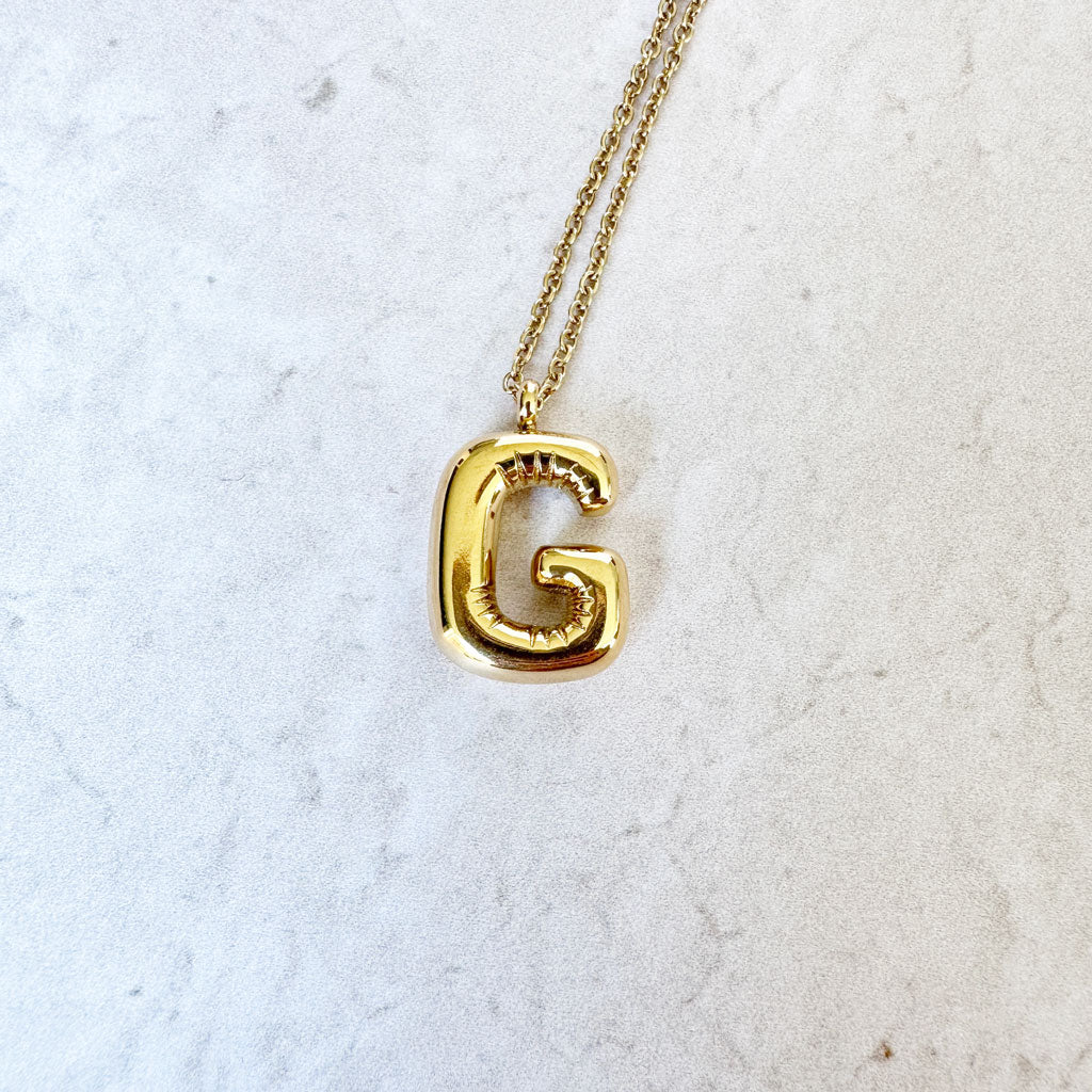 Collar Inicial Bubble