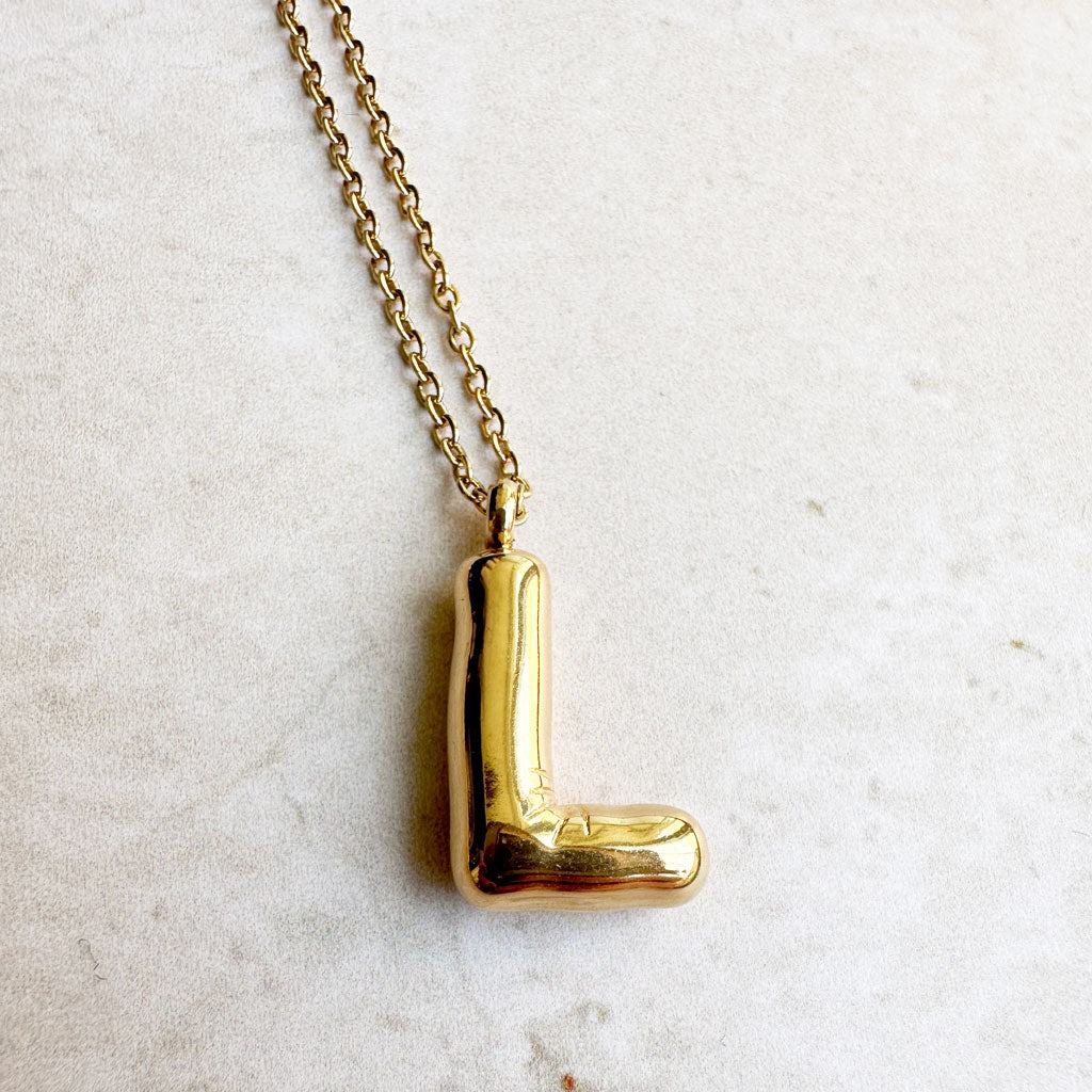 Collar Inicial Bubble