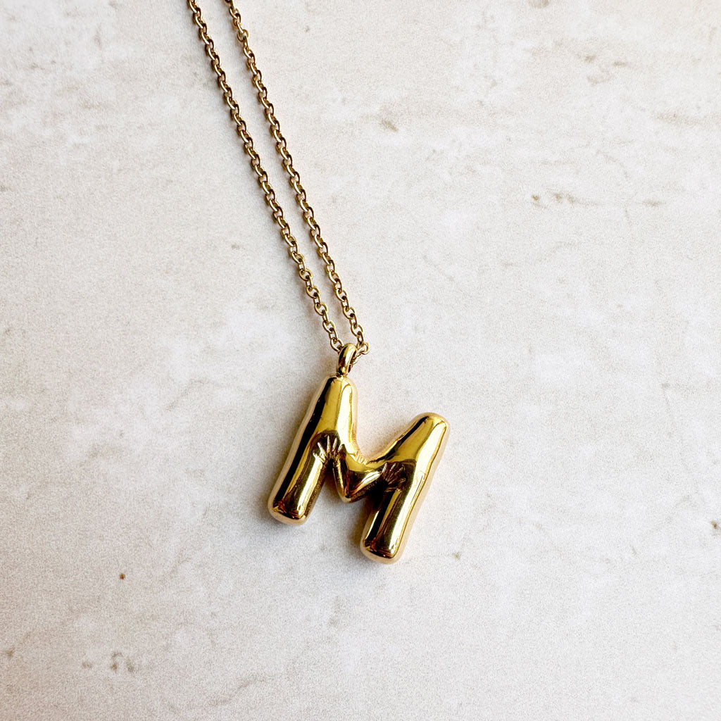 Collar Inicial Bubble