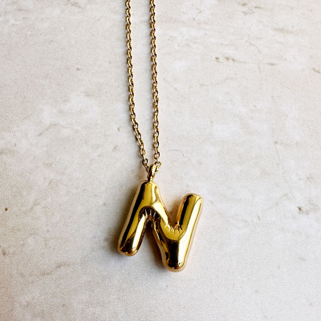Collar Inicial Bubble