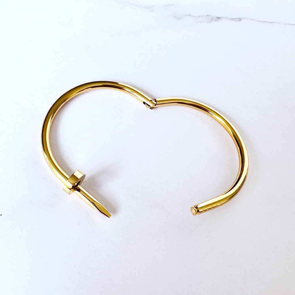 Pulsera Clavo Sólido