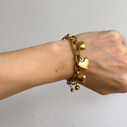Pulsera Corazones