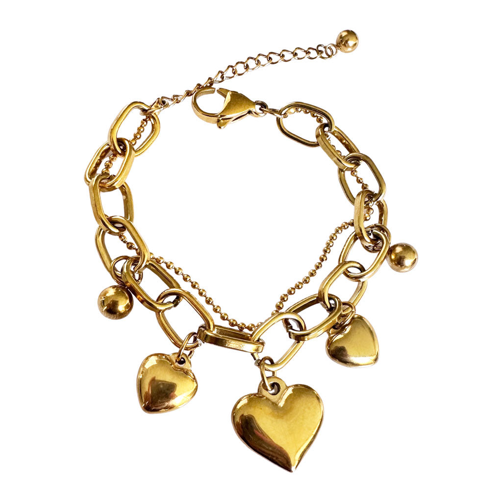 Pulsera Corazones